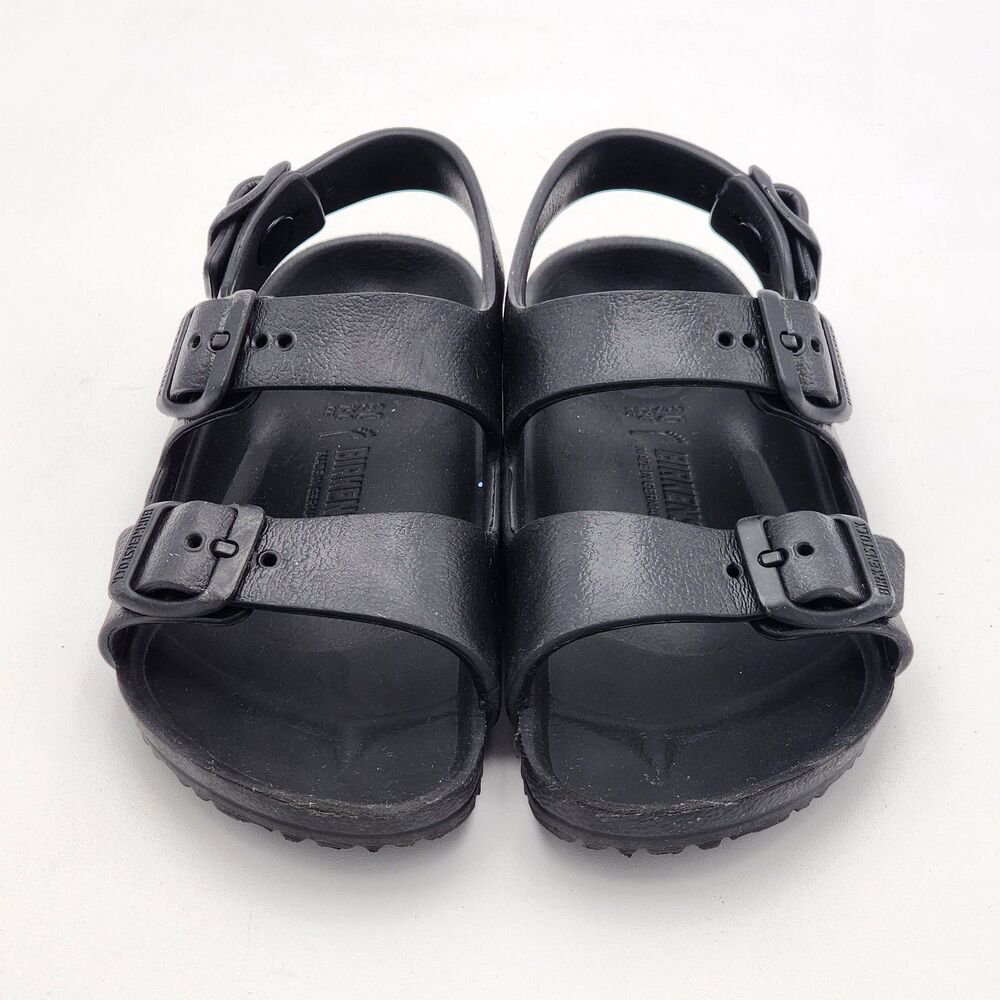Birkenstock Toddler's Milano EVA Buckle Sandals Black Kids' Size 30 EU 12 US
